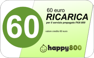 Verde FAX Ricarica 60