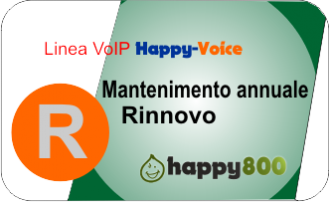 Happy-Voice - Rinnovo annuale