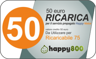 Happy-Voice Ricarica 50