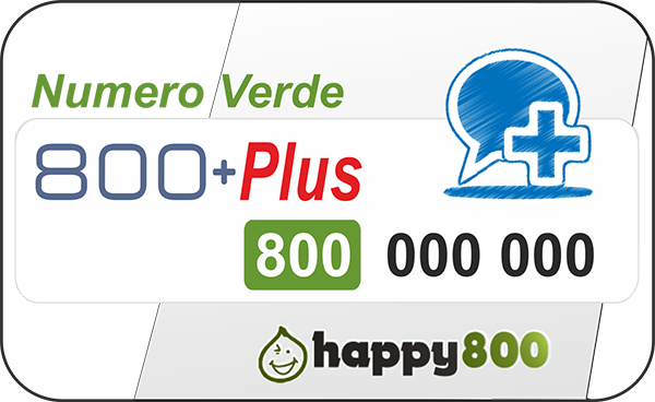 Numero Verde 800 Ricaricabile PLUS